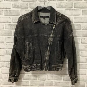 J BRAND Andie Oversized Denim Jacket XS